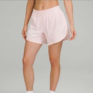 Lululemon Track That Mid-Rise Lined Short 5" - Strawberry Milkshake Size 6